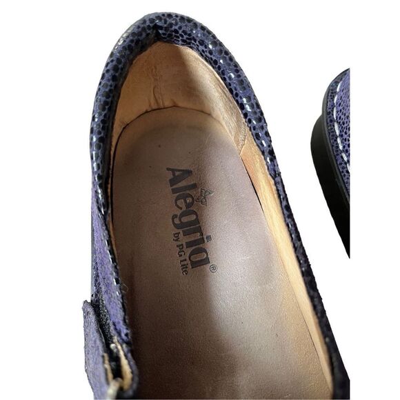 Alegria Dayna Blueberry Dottie Purple size 31 Mary Jane Sandals - Picture 8 of 9